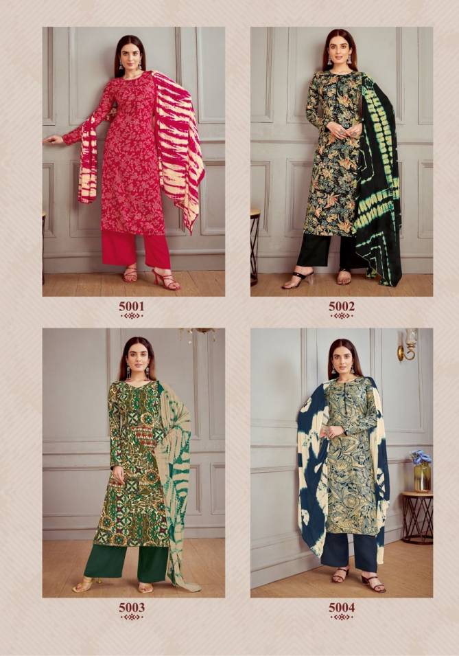 Paroo Vol 5 By Suryajyoti Daily Wear Rayon Printed Dress Material Wholesale Shop In Surat
